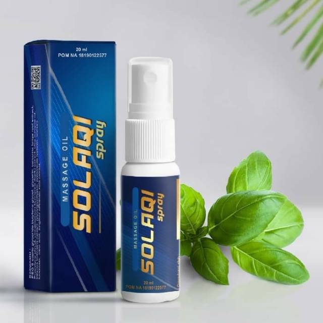 Solaqi spray herbal for man Original 100% Bpom massage oil spray