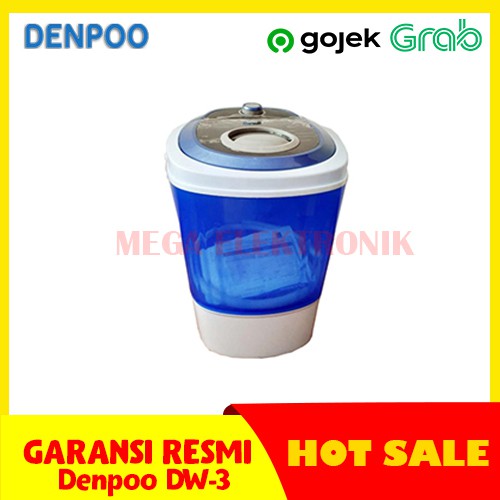 Denpoo DW-3 Mesin Cuci Mini Portable