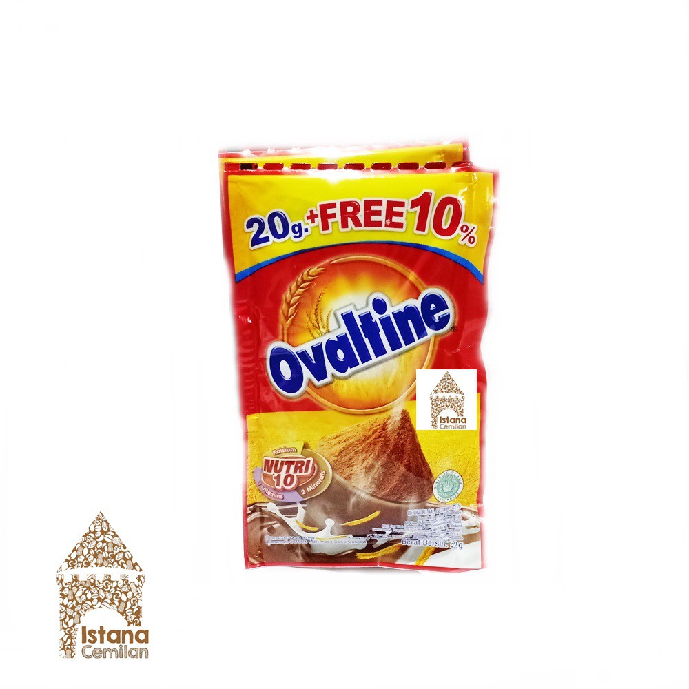 Ovaltine BIG Chocolate Malt Drink (22 gram x 10 pcs) . Susu Cokelat