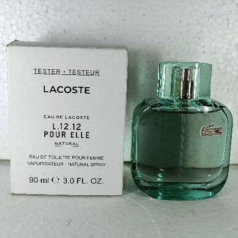 Tester Parfum OriginaL Lacoste L.12.12 Pour Elle Natural EDT Pour Femme 90 ml
