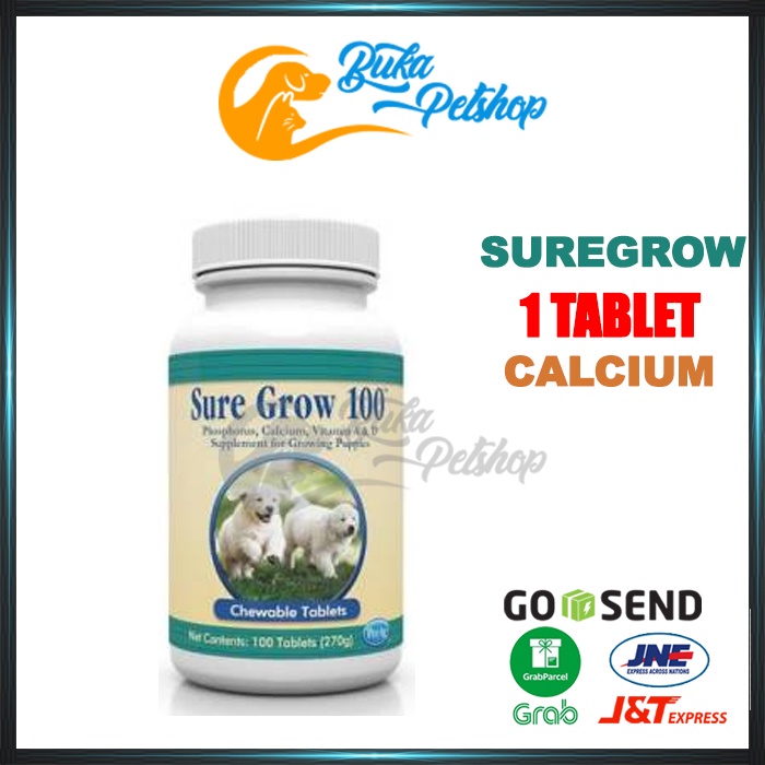 Calcium Anjing Kucing SUREGROW 1 TABLET