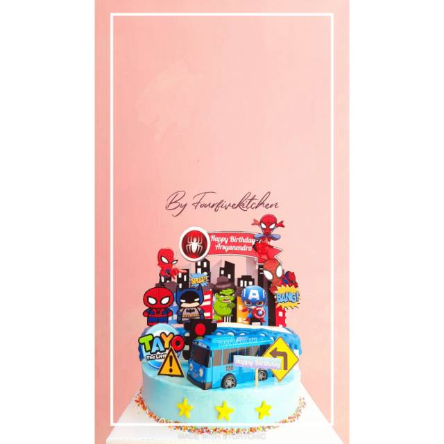 

Cake Tayo & Avengers