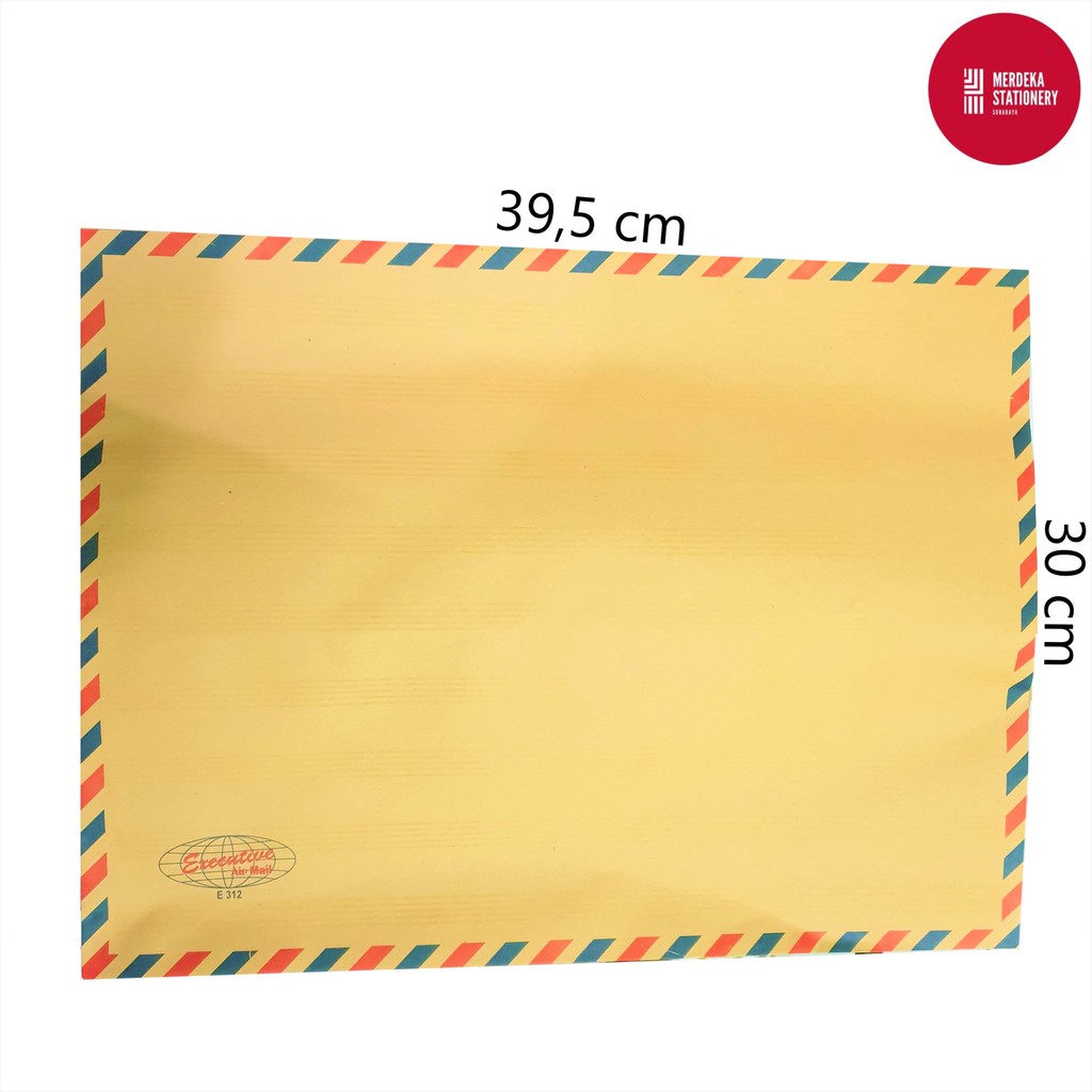 

(10 Lembar)Amplop/Envelope/Surat Coklat Airmail/Air Mail Executive Tali 312 30x39,5 cm