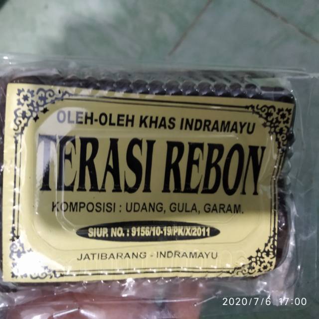 

Terasi Rebon asli/ Terasi Junti