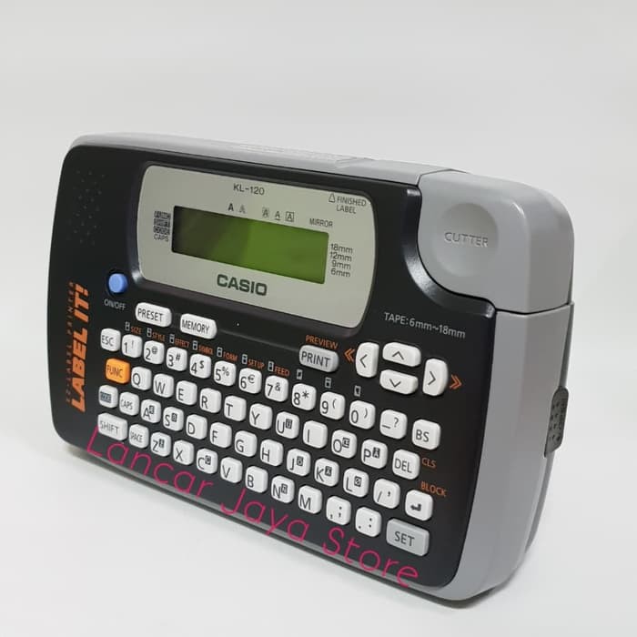 Label Printer Casio/Printer Label It Casio KL-120/Casio Label It KL120 - Hitam