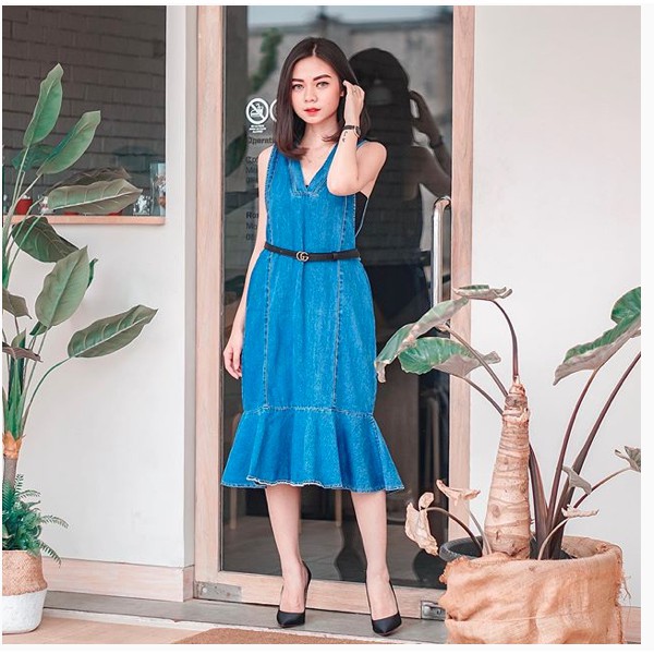 CAREN DENIM DRESS / DRESS / DENIM IMPORT / DENIM DRESS