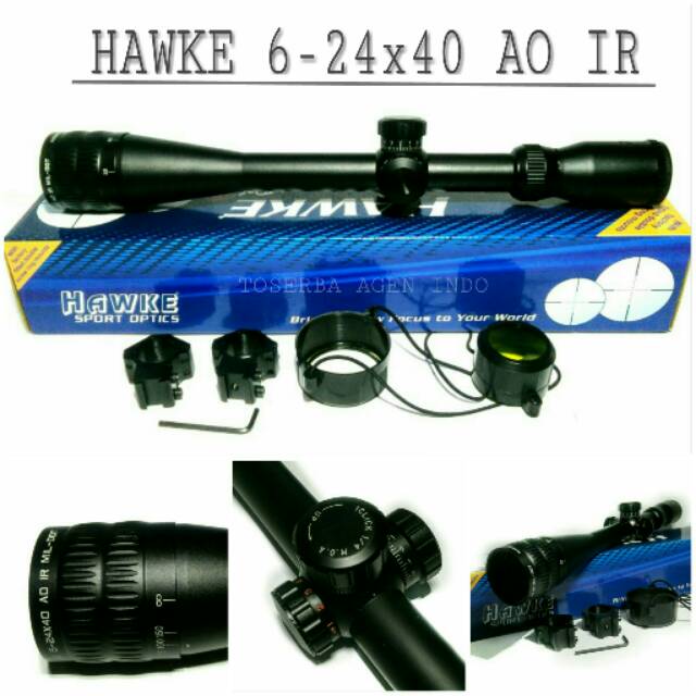 TELESCOPE HAWKE 6-24x40 AO IR / SCOPE HAWKE / TELESKOP HAWKE