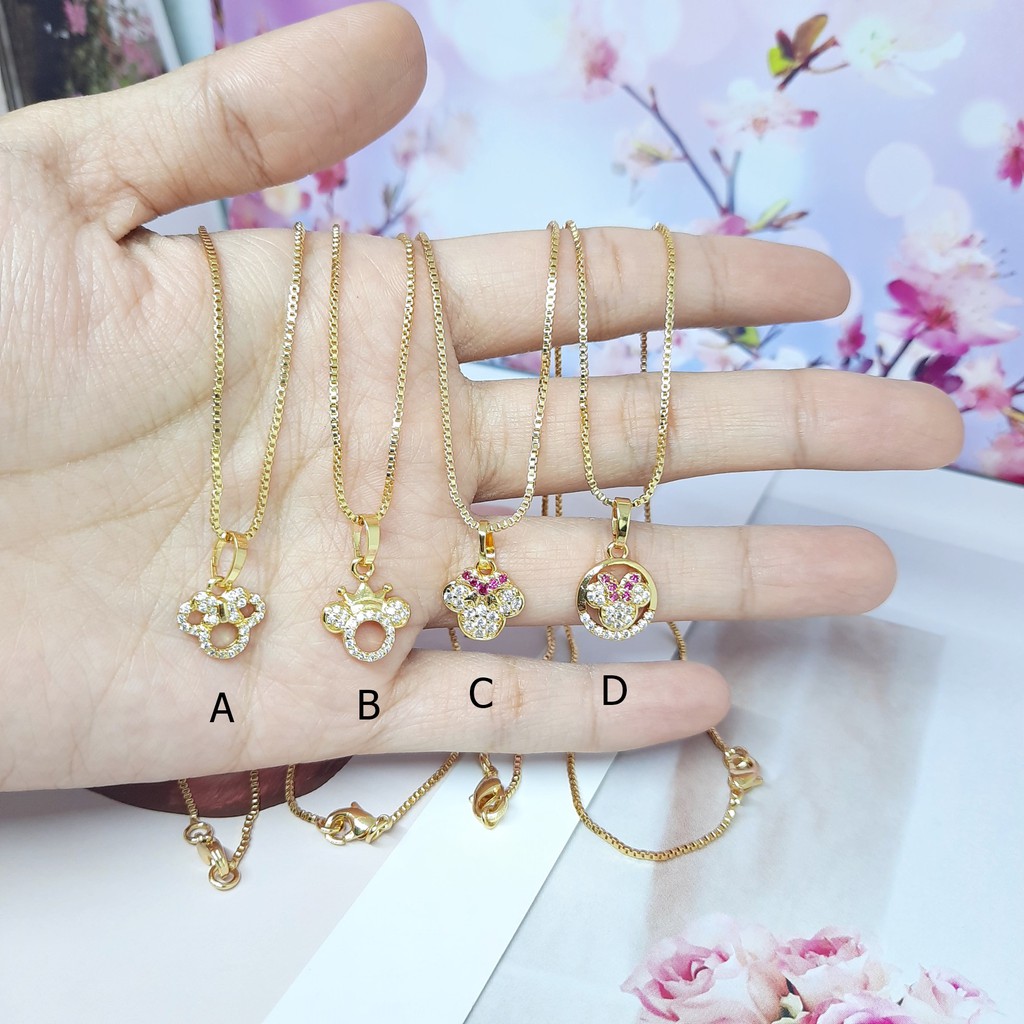 Kalung Anak Meilyn Motif Karakter Kartun Gold - BN440