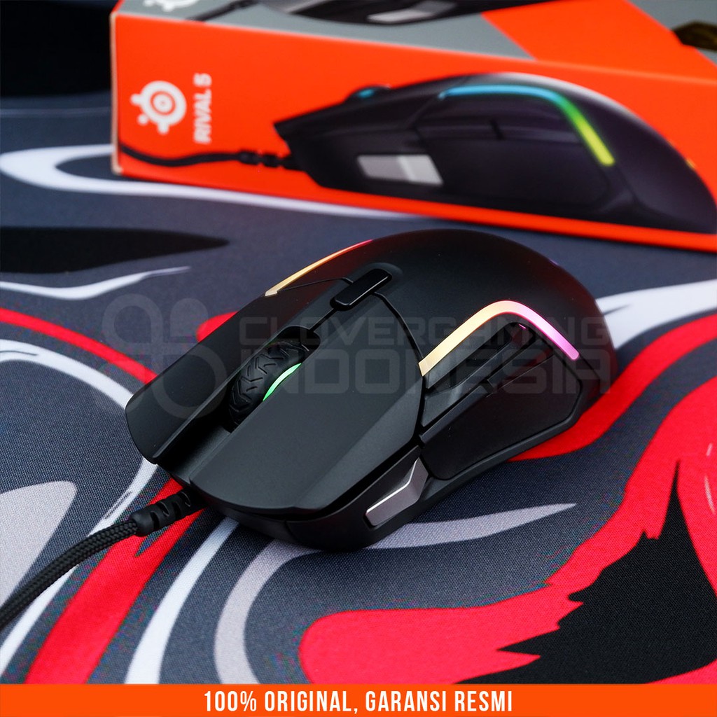 Steelseries Rival 5 Gaming Mouse Versatile 9 Buttons Macro RGB Rival5 Rival Five Rival Lima