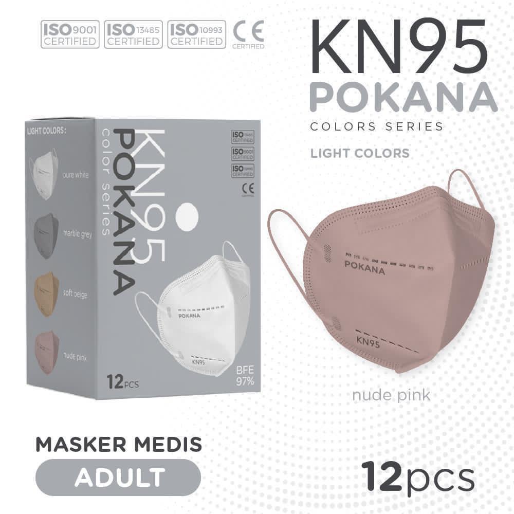 Masker Pokana KN95 (Nude Pink)