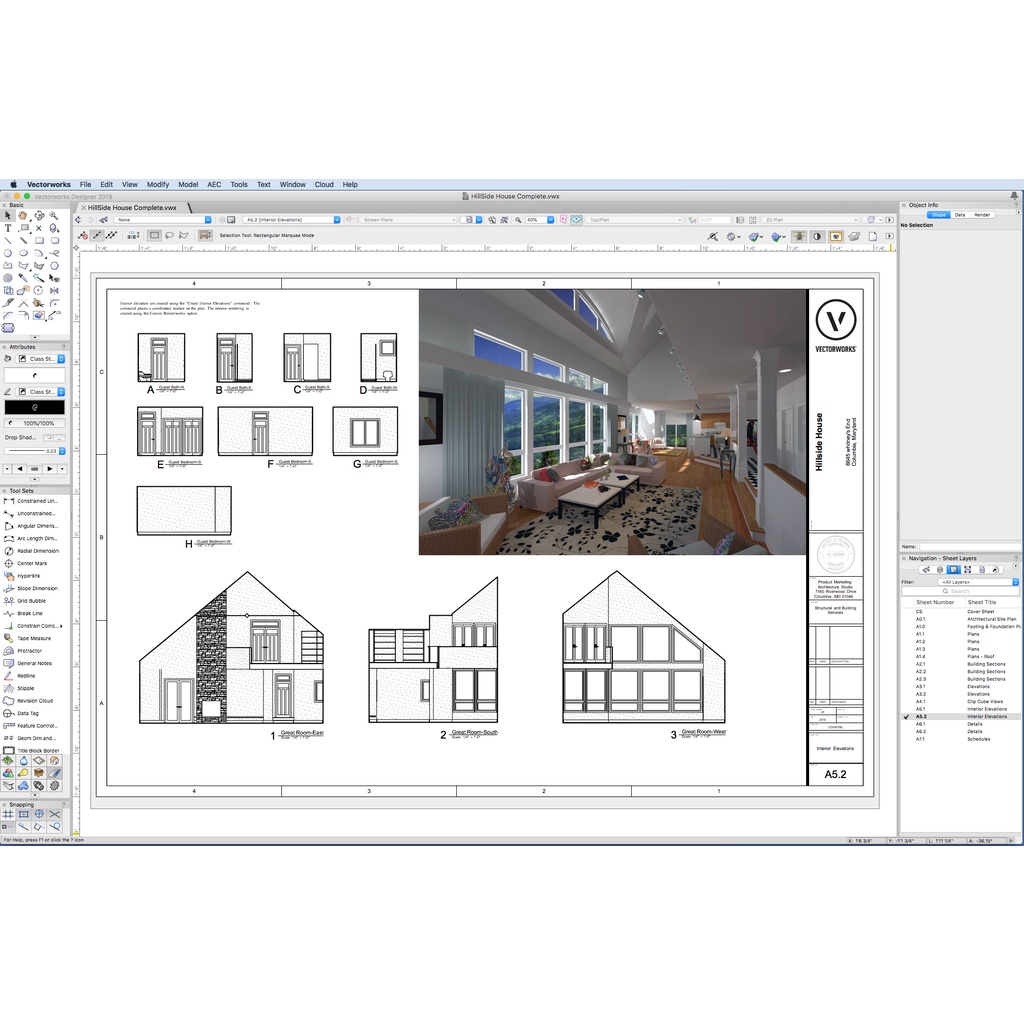 Vectorworks 2023 Software rangkaian desain Sketsa 2D/3D khusus industri, bukan Inventor Pro, Corel DRAW, Sketch Up Pro, Lumion Pro