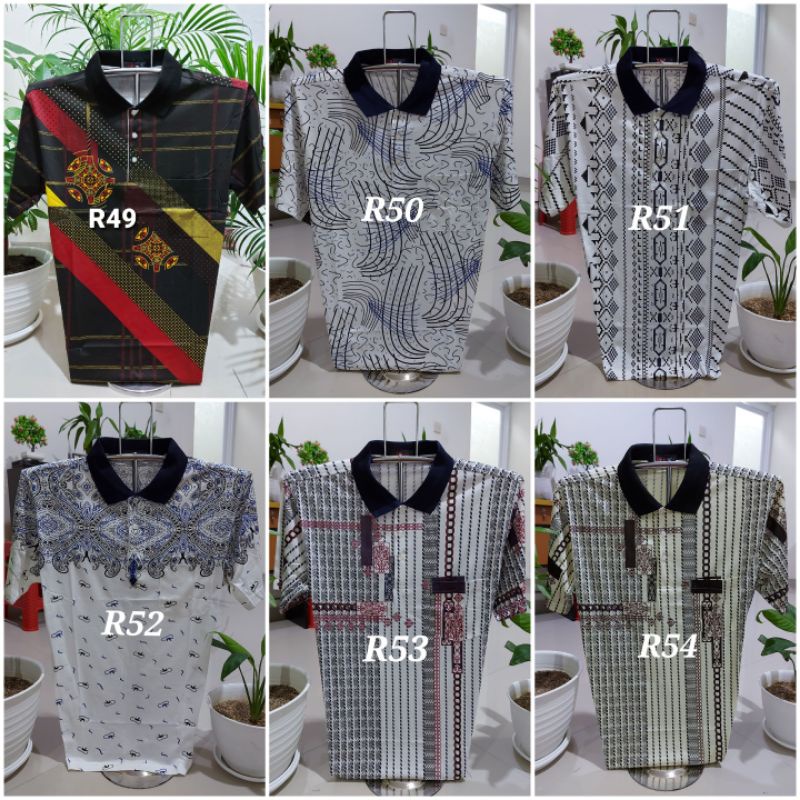 Kaos Kerah M L XL - Kaos Pria Wangky Oryong - Kaos Bapak
