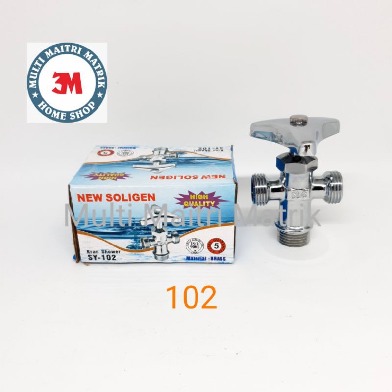 Stop kran shower wc kloset Soligen 102 / keran kran T shower wc kloset / kran kloset