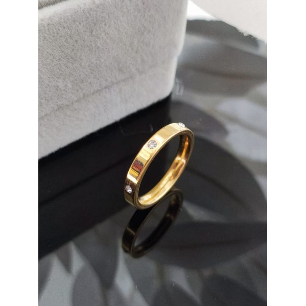 Cincin Fashion Titanium Import Wanita X6