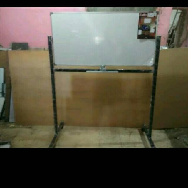 

Whiteboard magnetic keiko double face stand uk 60x120 Cm