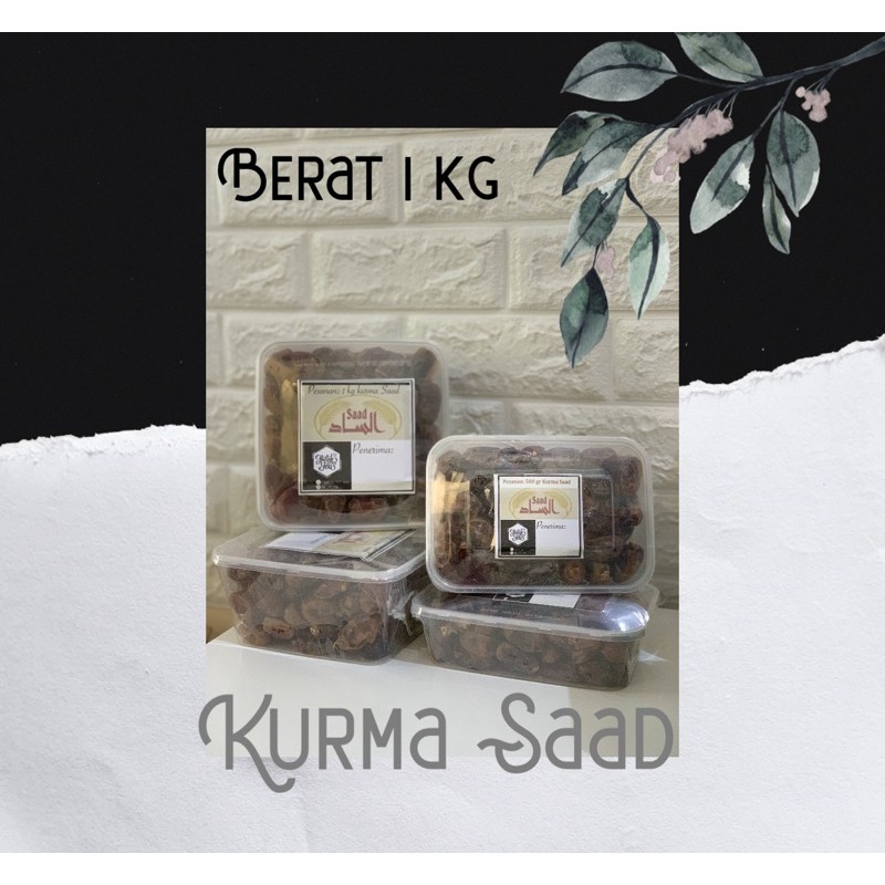 

kurma saad 1000 gr - khalas