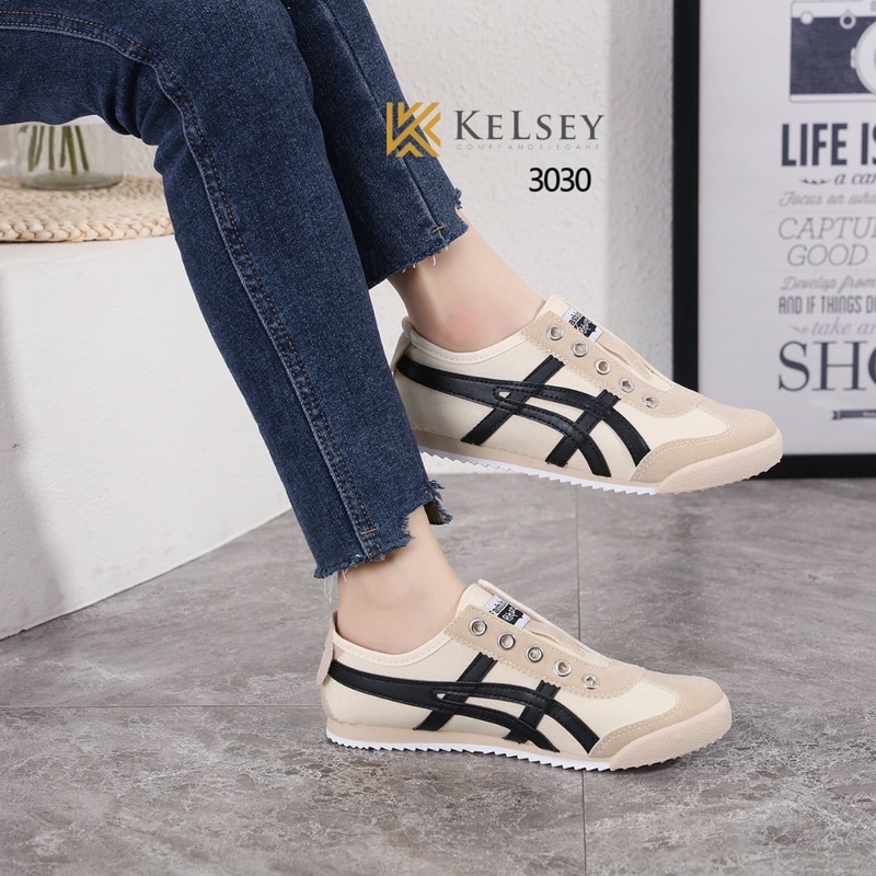 Kelsey Sepatu Sneakers Wanita Import Kelsey 3030