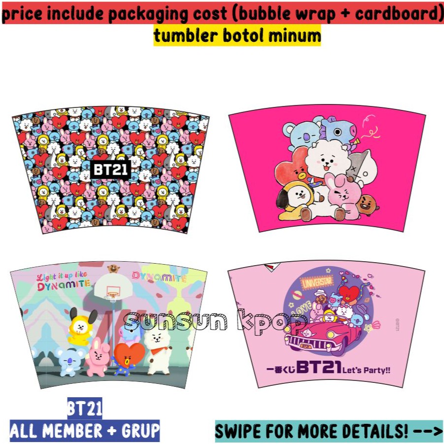 Tumbler Botol Minum BT21