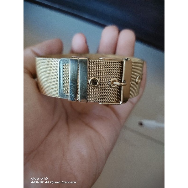 gelang tangan 2cm sabuk staenles / rolex