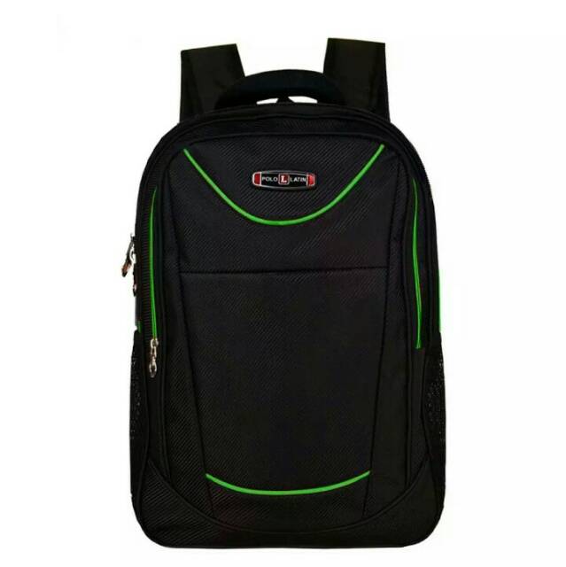 polo latin tas ransel laptop pria wanita