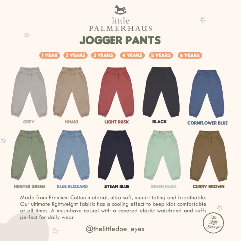 [READY] Little Palmerhaus Jogger Pants