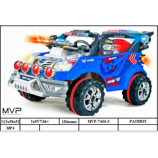 Mainan Anak Mobil Aki PATRIOT MVP-7466