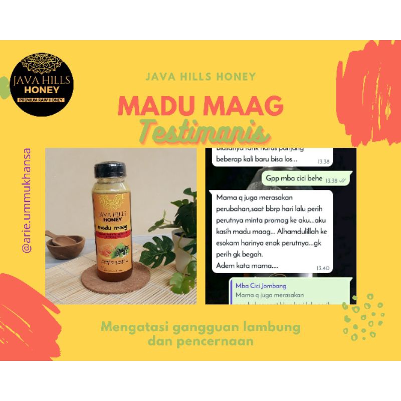 

MADU MAAG MADU HERBAL JAVA HILLS 320 gram