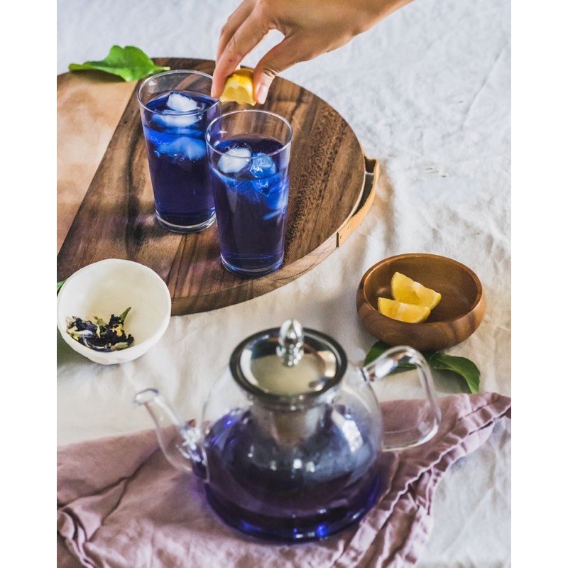 

50gr Organik Bunga Telang Kering/Dried Blue Pea 50gr(herbal tea,immune booster,vitamin,antioksidan)