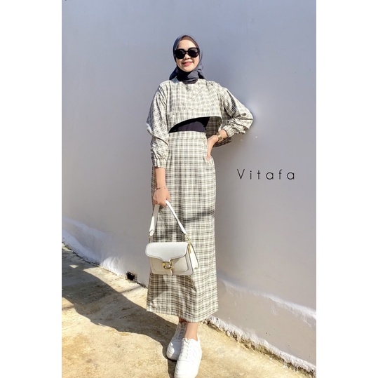 ONE SET TARTAN TANIA BY VITAFA ID