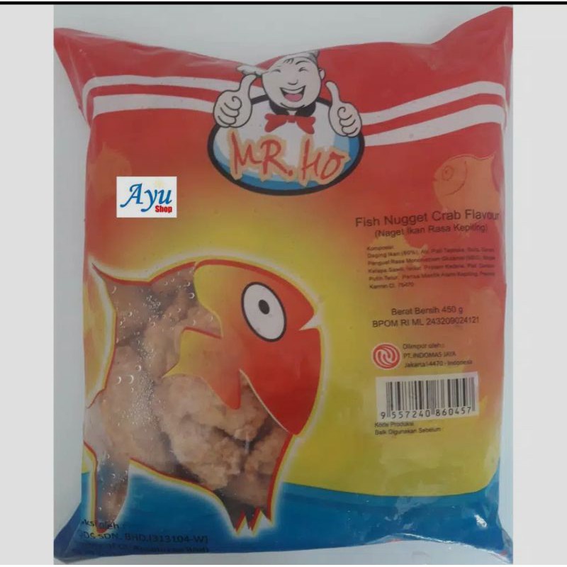 

Mr ho crab naget ( naget kepiting ) 450 gram