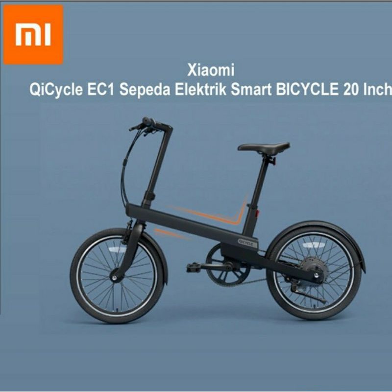 Sepeda Xiaomi QiCycle EC1 Smart Bicycle smartbike electric bike bukan sepeda lipat