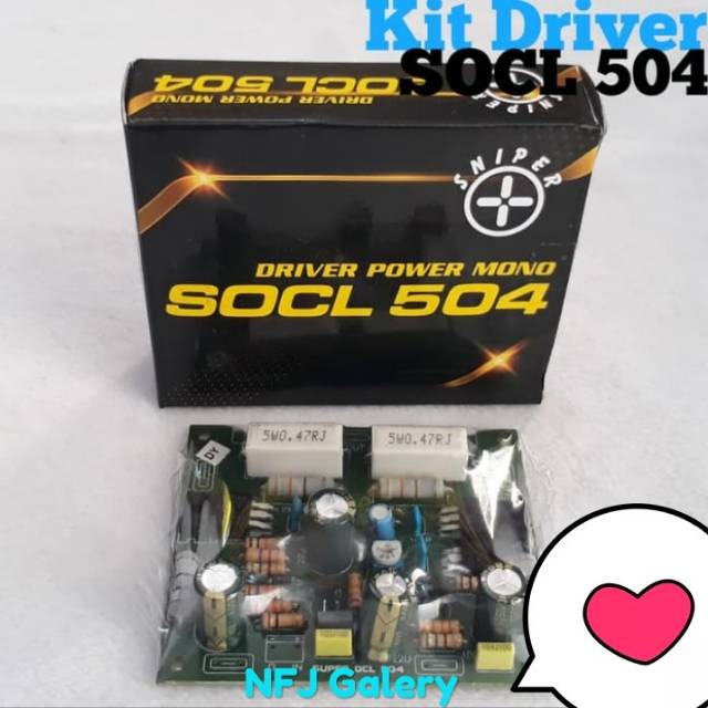 Kit Driver Power SOCL 504 Transistor by Toshiba Final Sanken Sparepart Elektronik