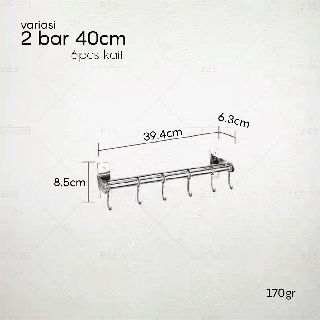 Paket 3IN1 Kombo Hemat Rak Bumbu Set Kitchen Bar Rak Gantung Kain Spoons Organizer