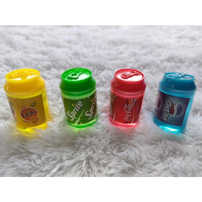 Mainan Anak Slime Boba Slime Fanta Kaleng Import  Warna Warni