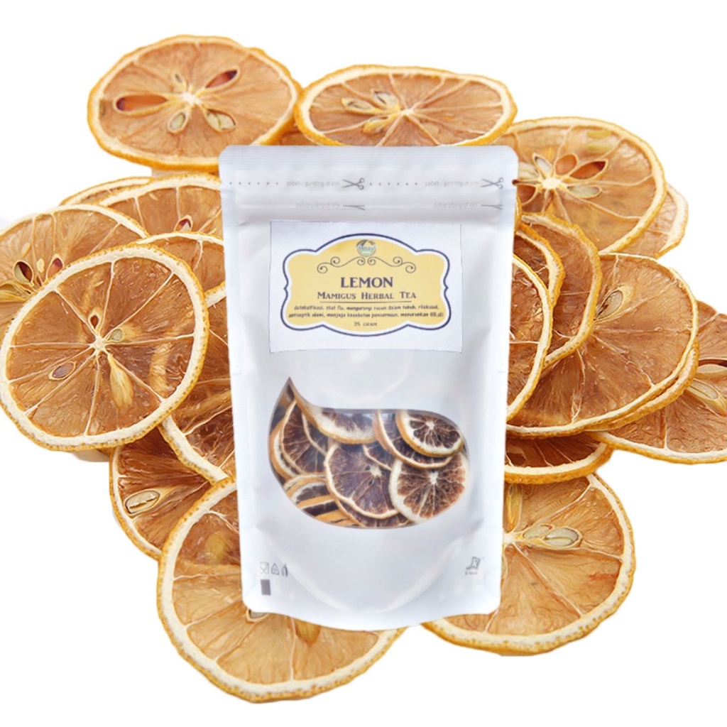 

POUCH Teh Lemon Kering Iris / Dried Lemon / Teh Herbal / Herbal Tea