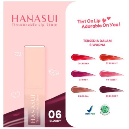 Hanasui Tintdorable Lip Stain - Lip Tint