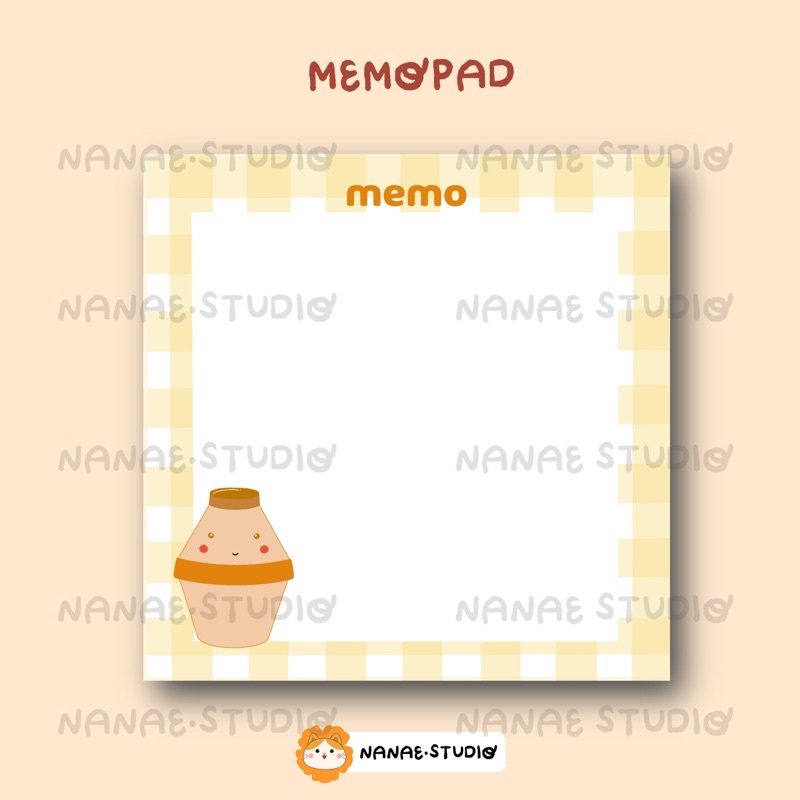 

Memopad - Yogurt MP21 | Nanae.studio