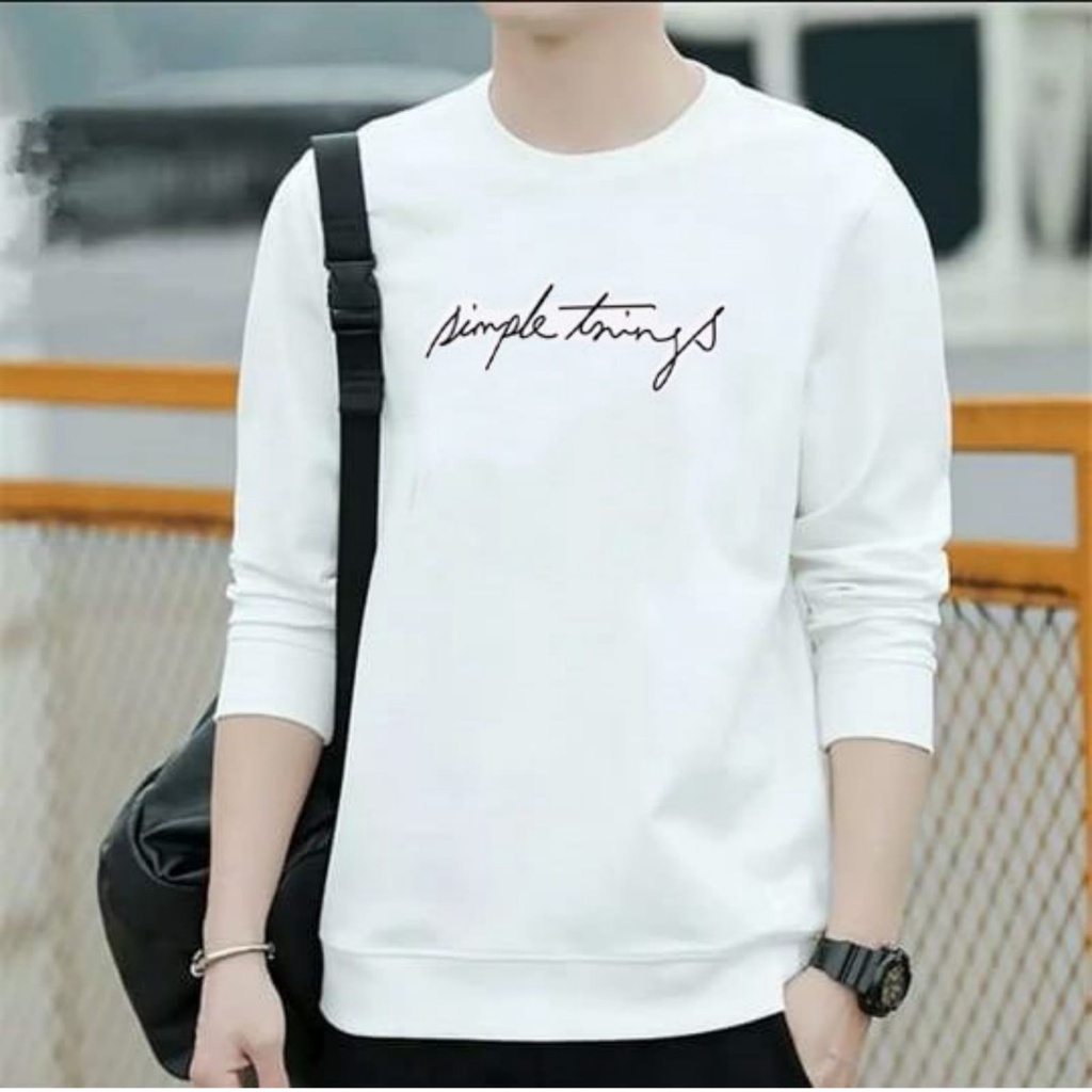 TC87 7 WARNA/BAJU PRIA BORDIR LENGAN PANJANG SIZE M-L-XL/ATASAN PRIA KERE DAN SIMPLE/BAJU STINGKY