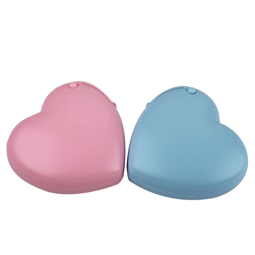 Agustinina Tape Holder Perekat Wanita Plastik Love Heart Candy Color Easy Tear Eyelash Extension Tape Cutter