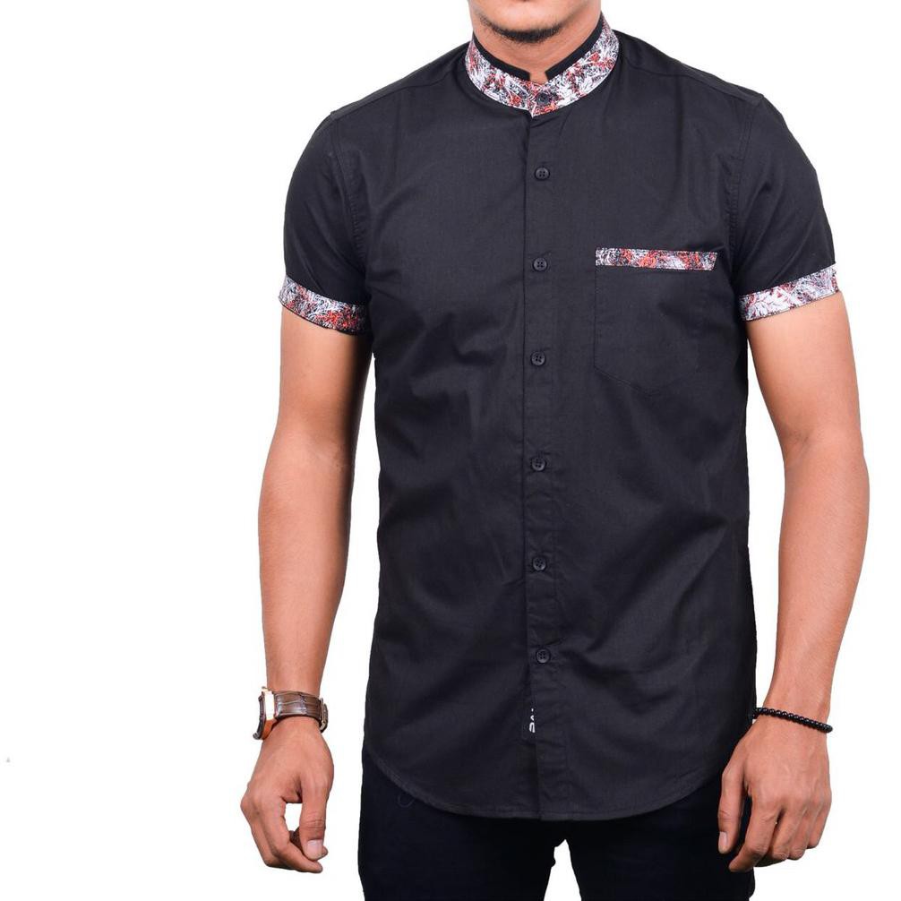 Credomenstore Kemeja Pria Lengan Pendek Putih / Kemeja Cowok / Baju Distro Lte