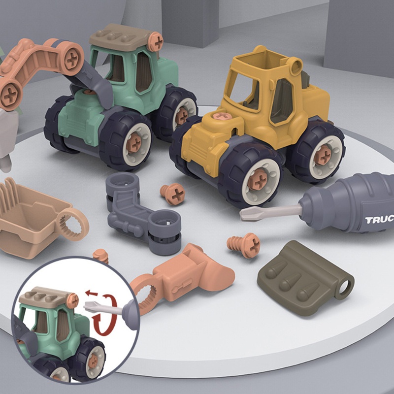 Mary Traktor Friction Power Car Untuk Bermain Mainan Permainan Rumput Multifungsi Hadiah Terbaik