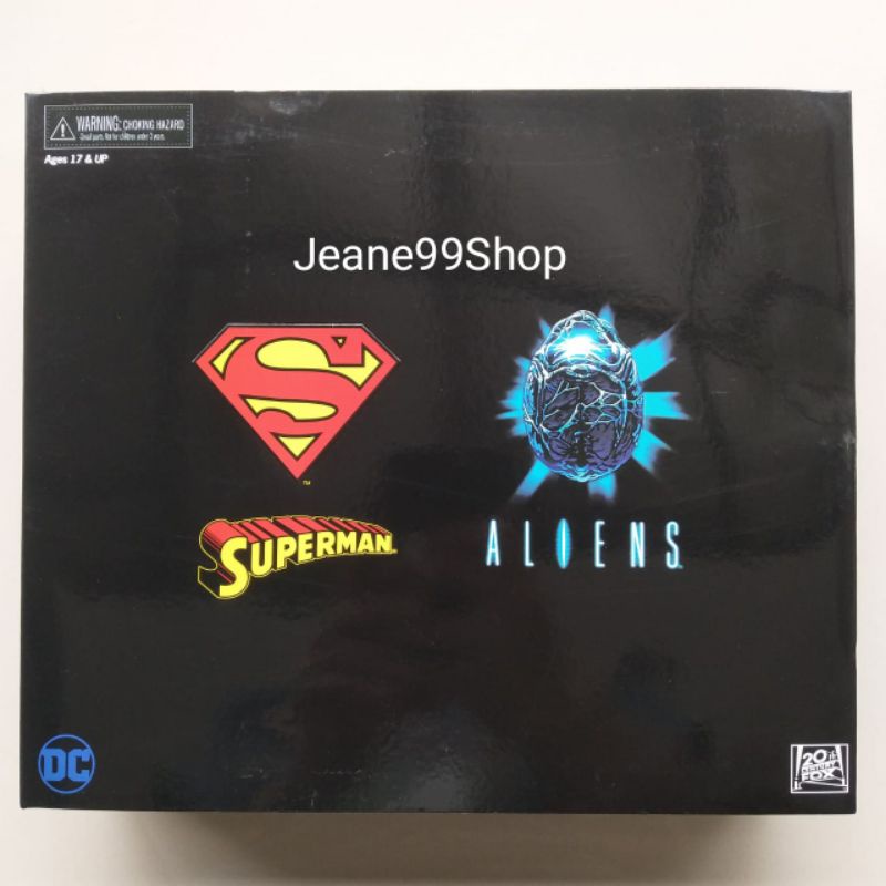 Superman VS Aliens xenomorph NYCC 2019 exclusive set Alien NECA New misb