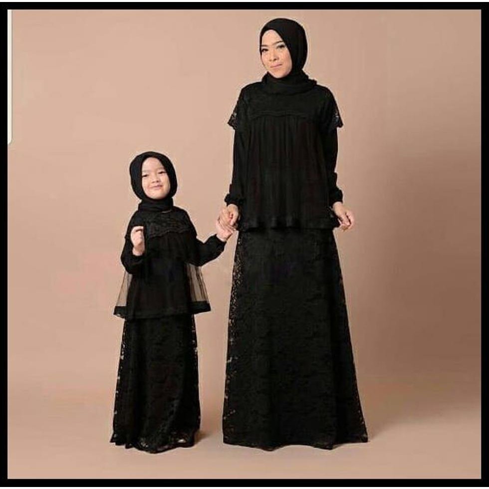 Model Baju Gamis Brokat Ibu2