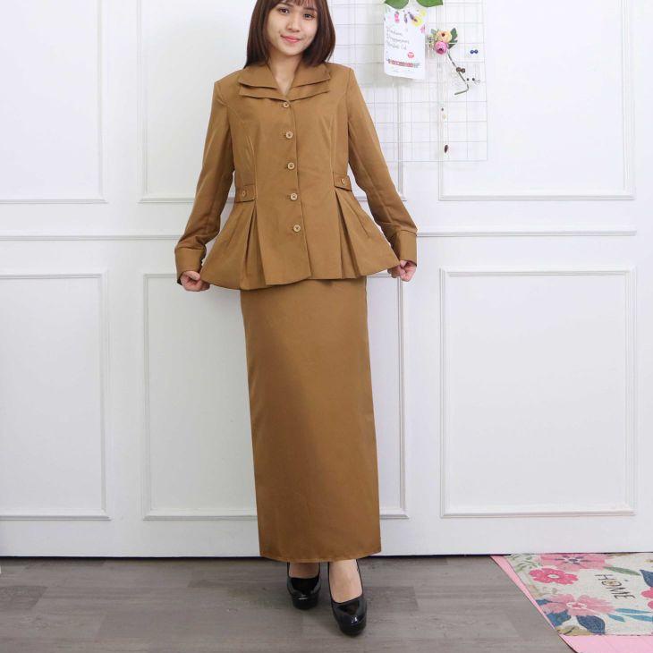 Terbaru.. [COD] Baju Wanita Dinas PNS Pemda Krah Susun Seragam Pemda Jas Guru Seragam PNS/ASN PDH MU