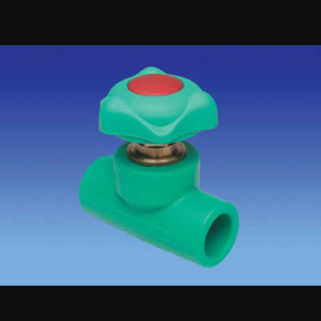STRAIGHT WAY VALVE WAVIN 1/2 INCH puteran pipa air keran pipa