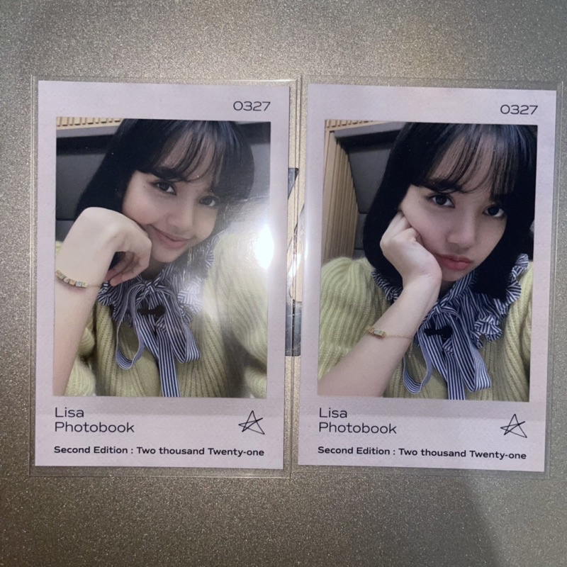 pc photocard POB YGS photobook lisa 0327