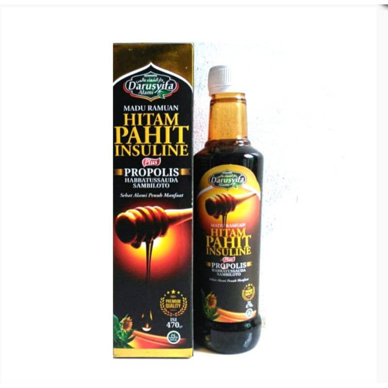 

Insuline Darusyifa Madu Hitam Pahit 470gr
