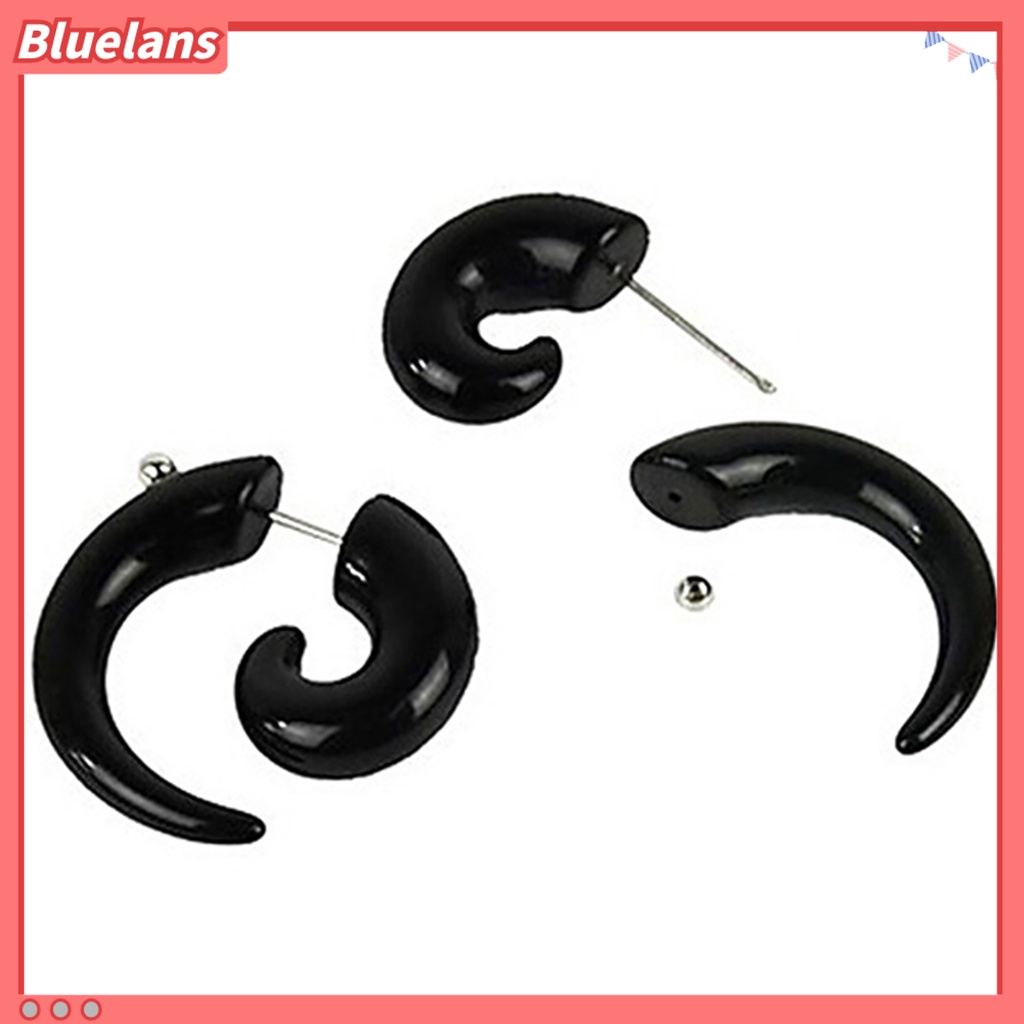 Bluelans Fashion Earring Stunning Punk Rock Style Unisex Snail Pattern Ear Nail