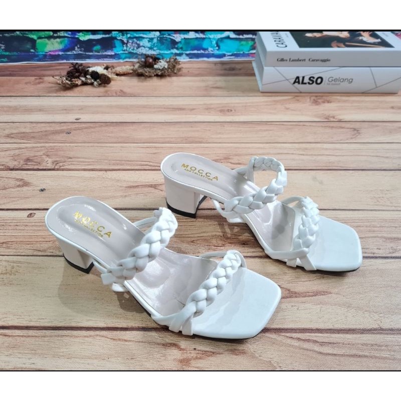 ABBUSHOES  RI 03 hak tahu kepang wanita 5cm