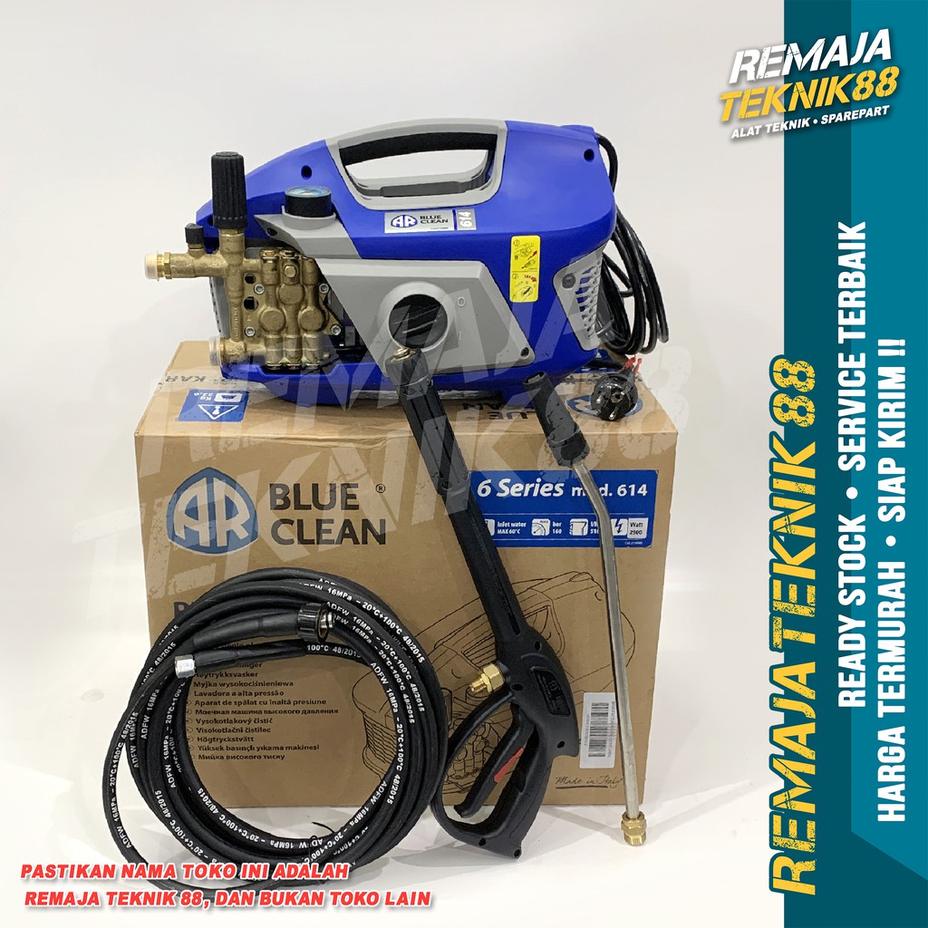 JET CLEANER LAKONI / MESIN STEAM BLUE CLEAN 614 / HIGH PRESSURE WASHER ANNOVI RIVERBERRI / 160 BAR
